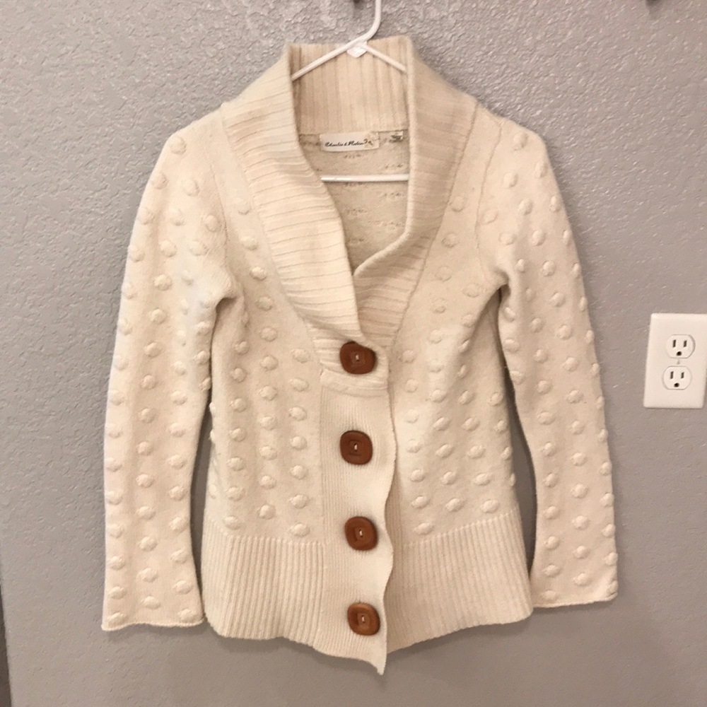Cream sweater